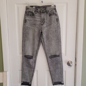 American Eagle Outfitters Gray Crop Ankle Jeans